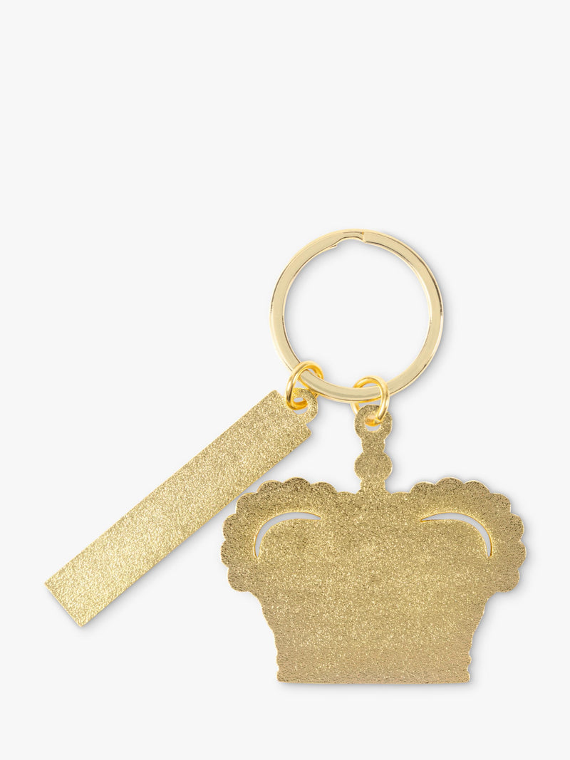 Royal Collection Buckingham Palace keyring with crown and Union Flag - British product