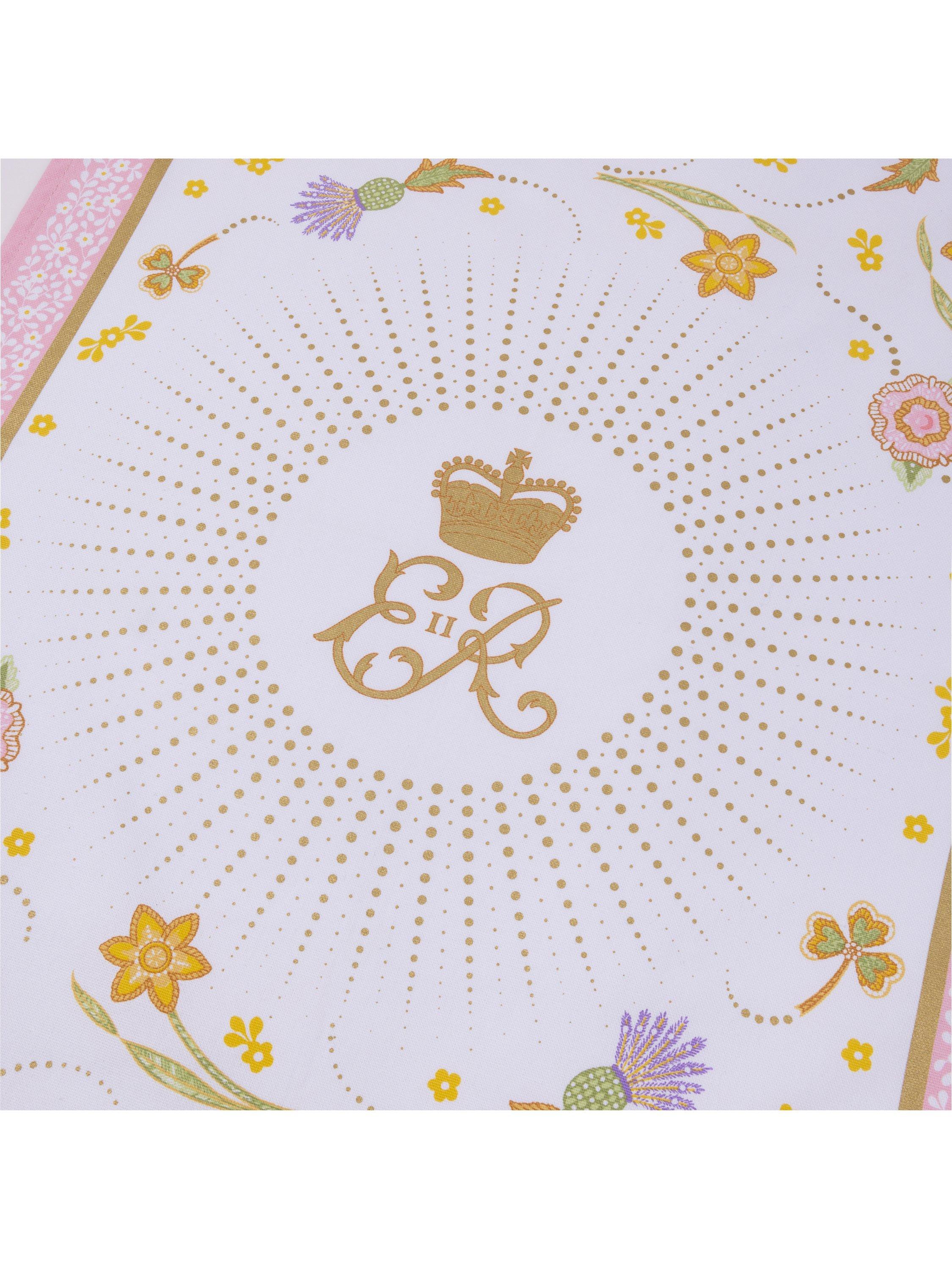 Royal Collection Queen Elizabeth Centenary tea towel (British brand)