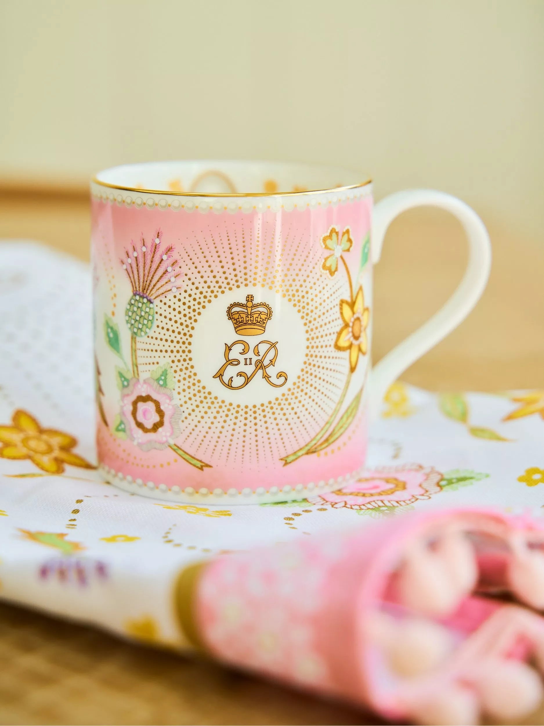 Royal Collection Queen Elizabeth Centenary tea towel (British brand)