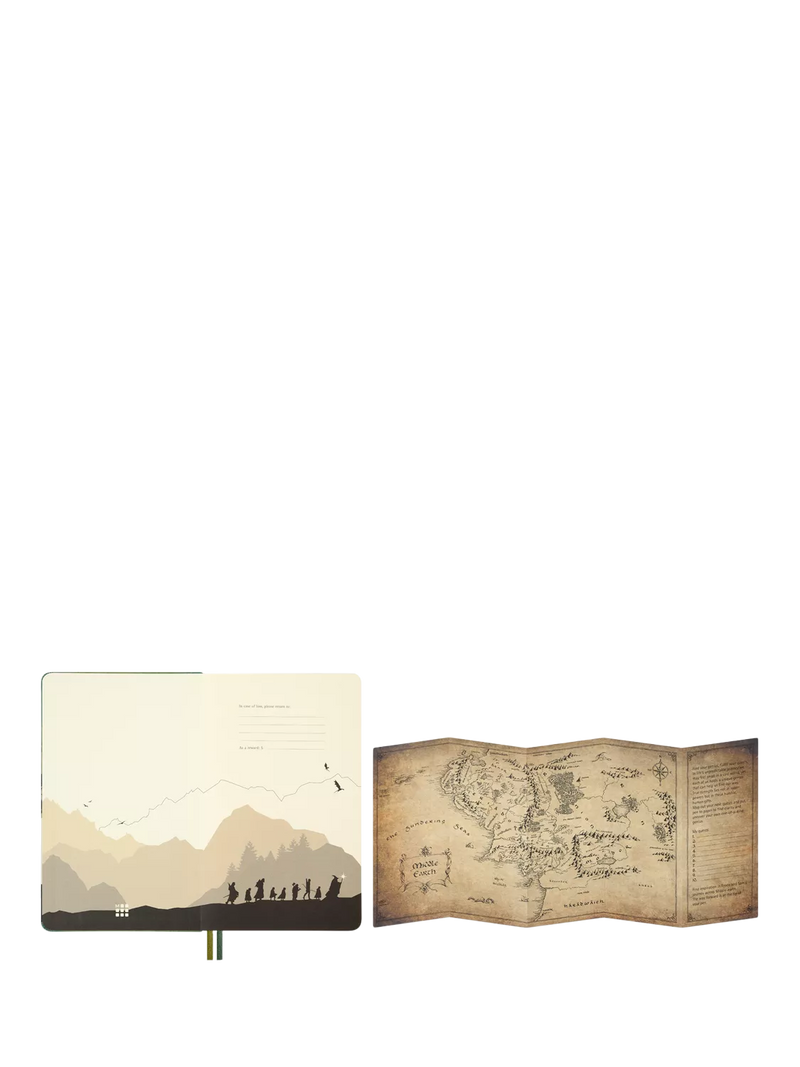Moleskine large LOTR Merry & Pippin diary 2027, imported from the UK