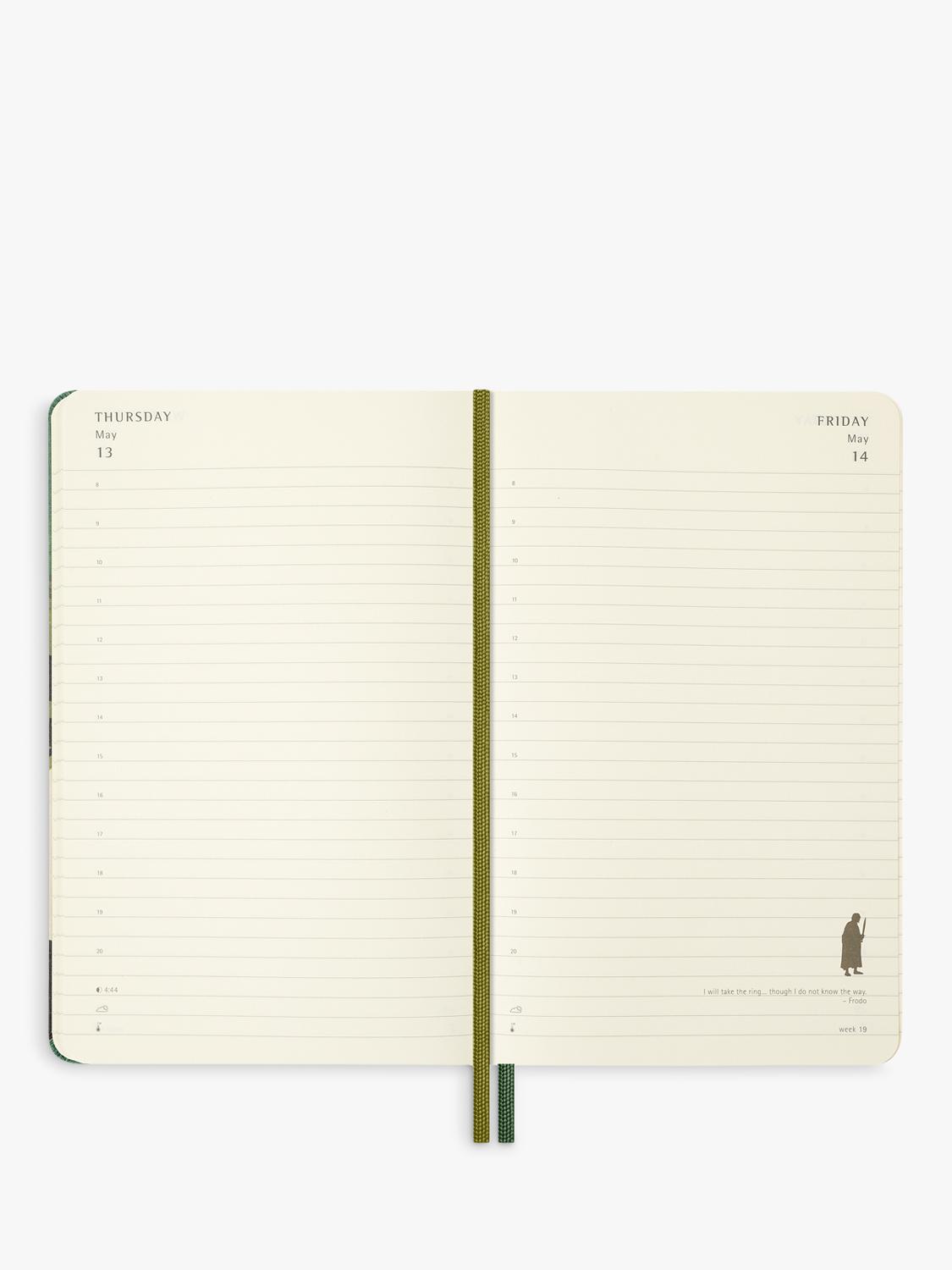 Moleskine large LOTR Merry & Pippin diary 2027, imported from the UK
