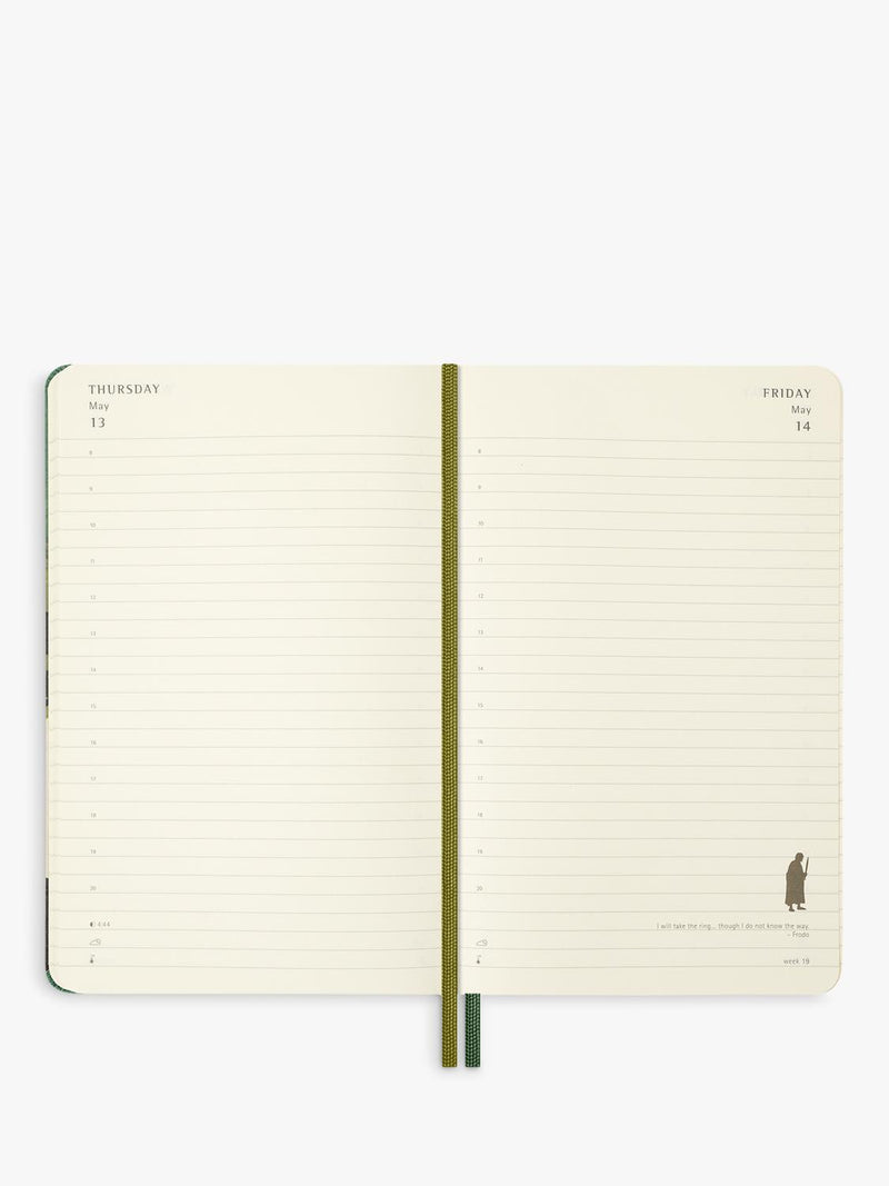 Moleskine large LOTR Merry & Pippin diary 2027, imported from the UK