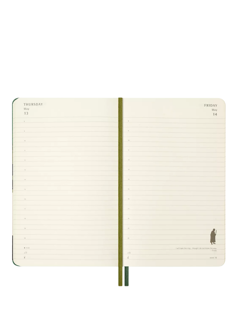 Moleskine large LOTR Merry & Pippin diary 2027, imported from the UK