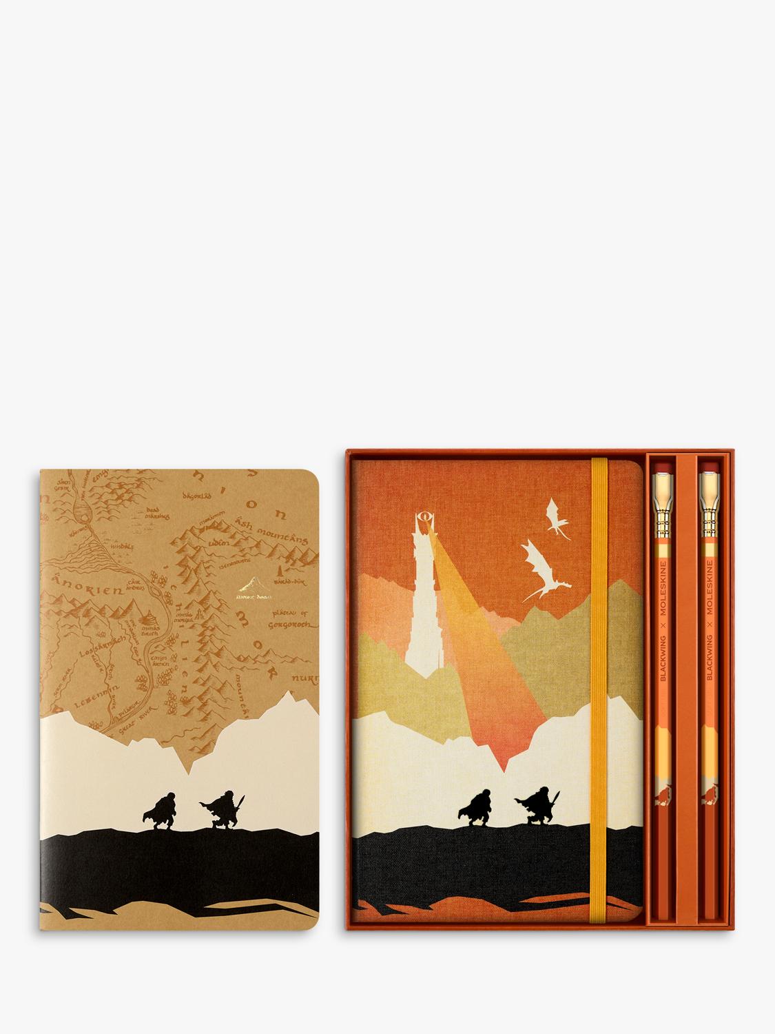 Moleskine Lord of the Rings notebook set with pencils in gift box, UK version