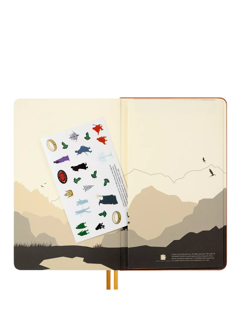 Moleskine Lord of the Rings notebook set with pencils in gift box, UK version