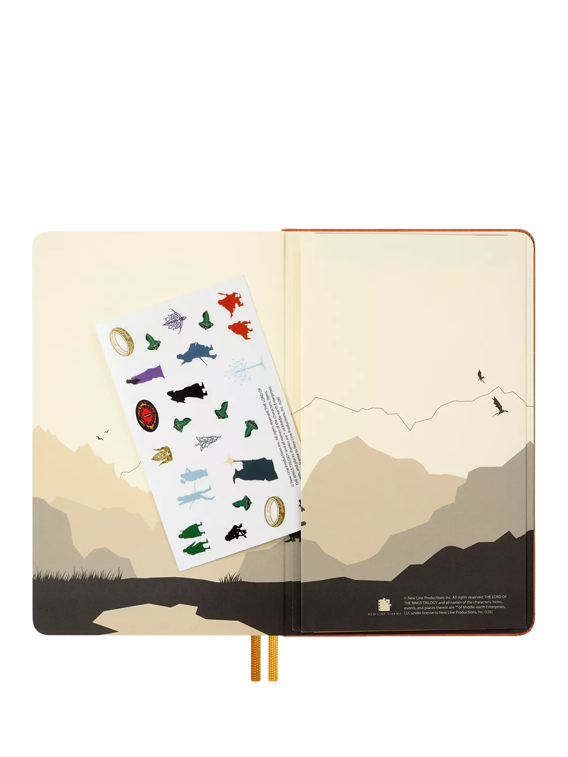 Moleskine large LOTR Frodo & Sam notebook (British brand)