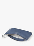 Aspinal of London small Ella leather pouch in Heritage Blue (British brand)