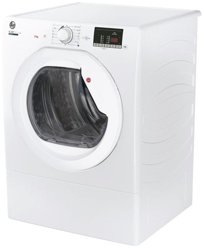 Hoover HLE V9DG 80 مجفف ملابس مزود بفتحات تهوية ، أبيض ، 9 كجم