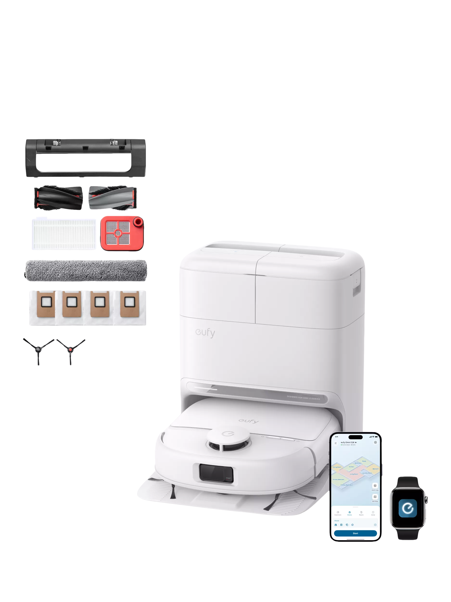 eufy Omni C28 robot vacuum and mop, imported from the UK
