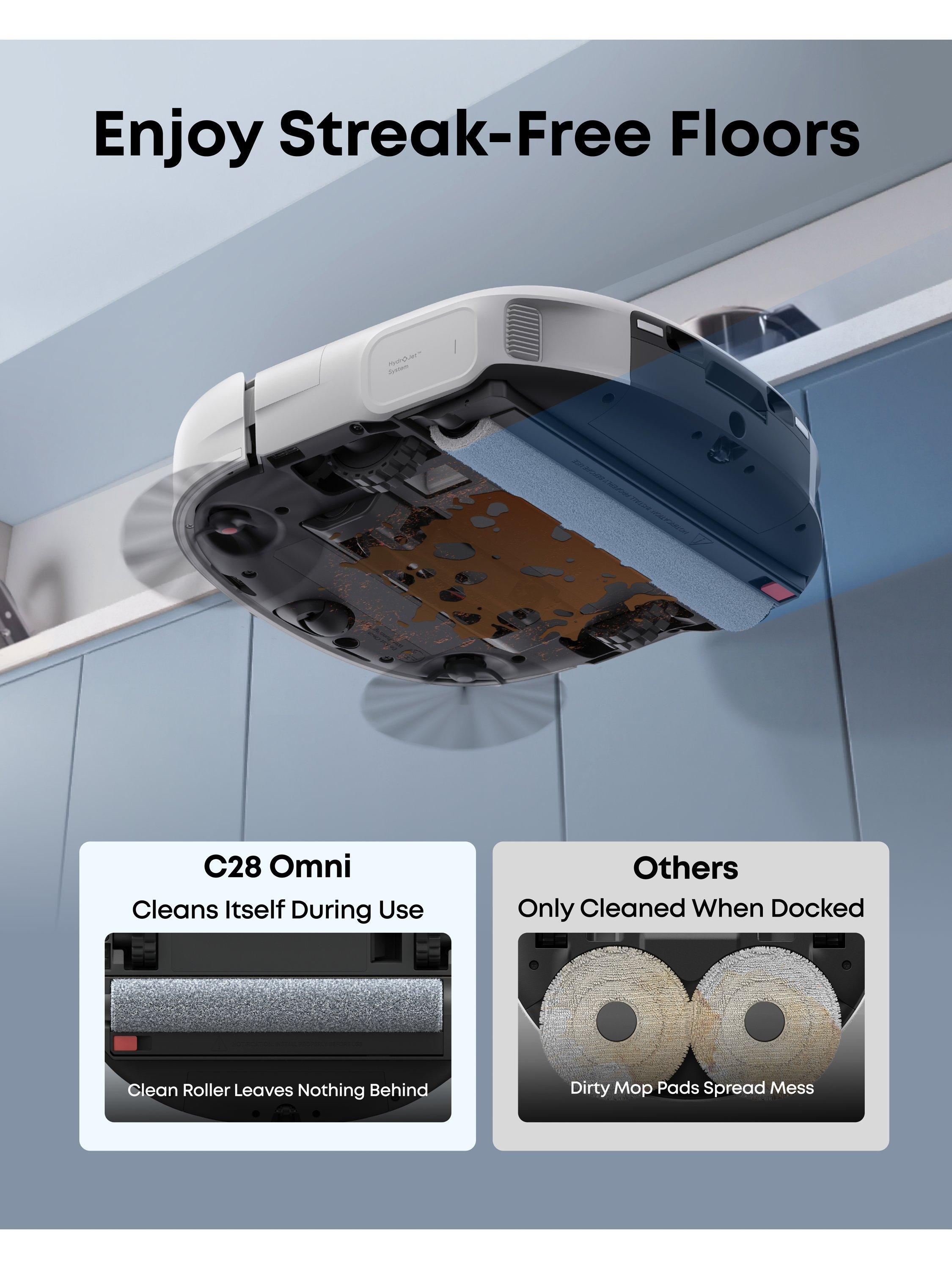 eufy Omni C28 robot vacuum and mop, imported from the UK