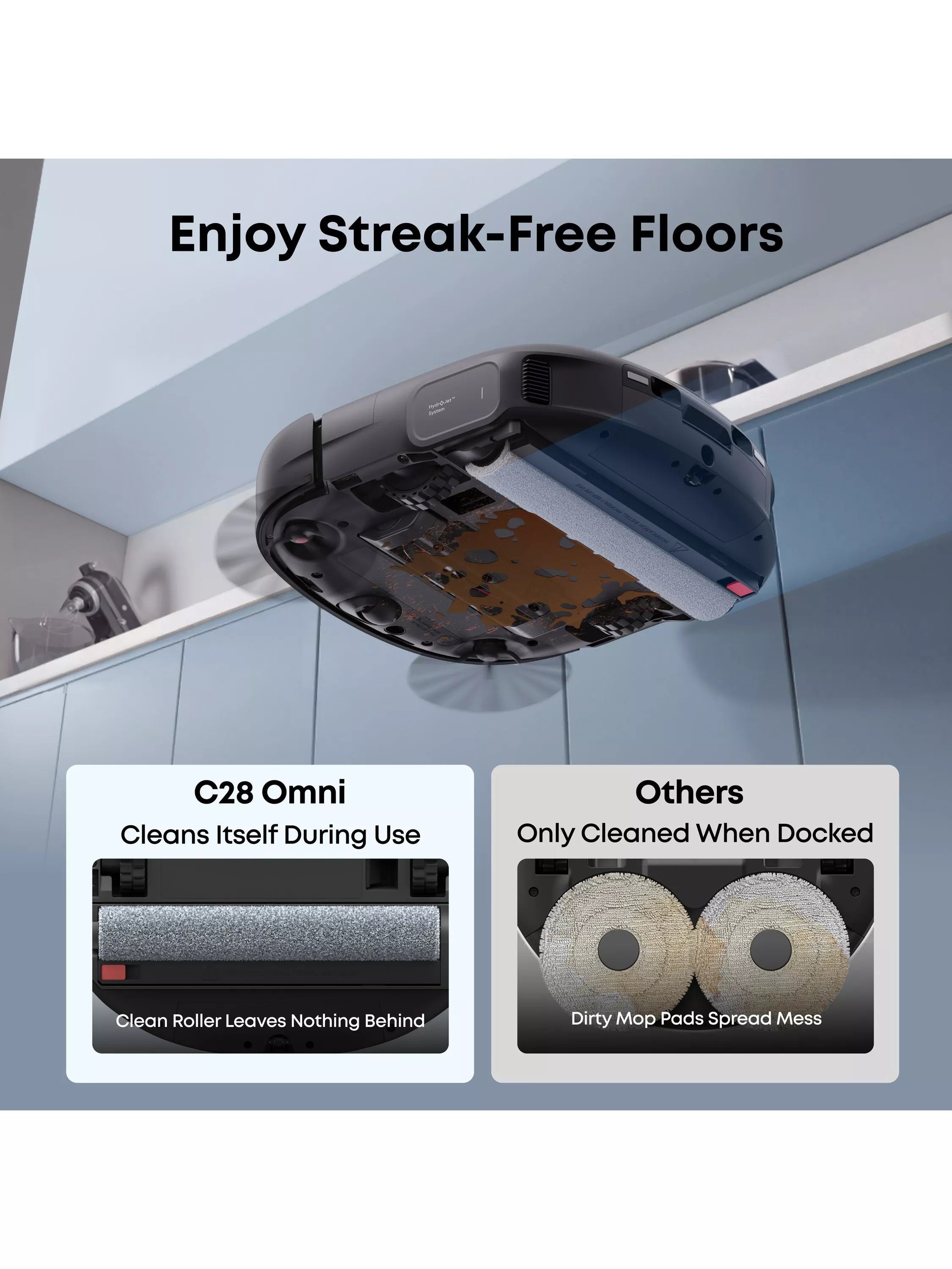 eufy Omni C28A robot vacuum and mop, imported from the UK
