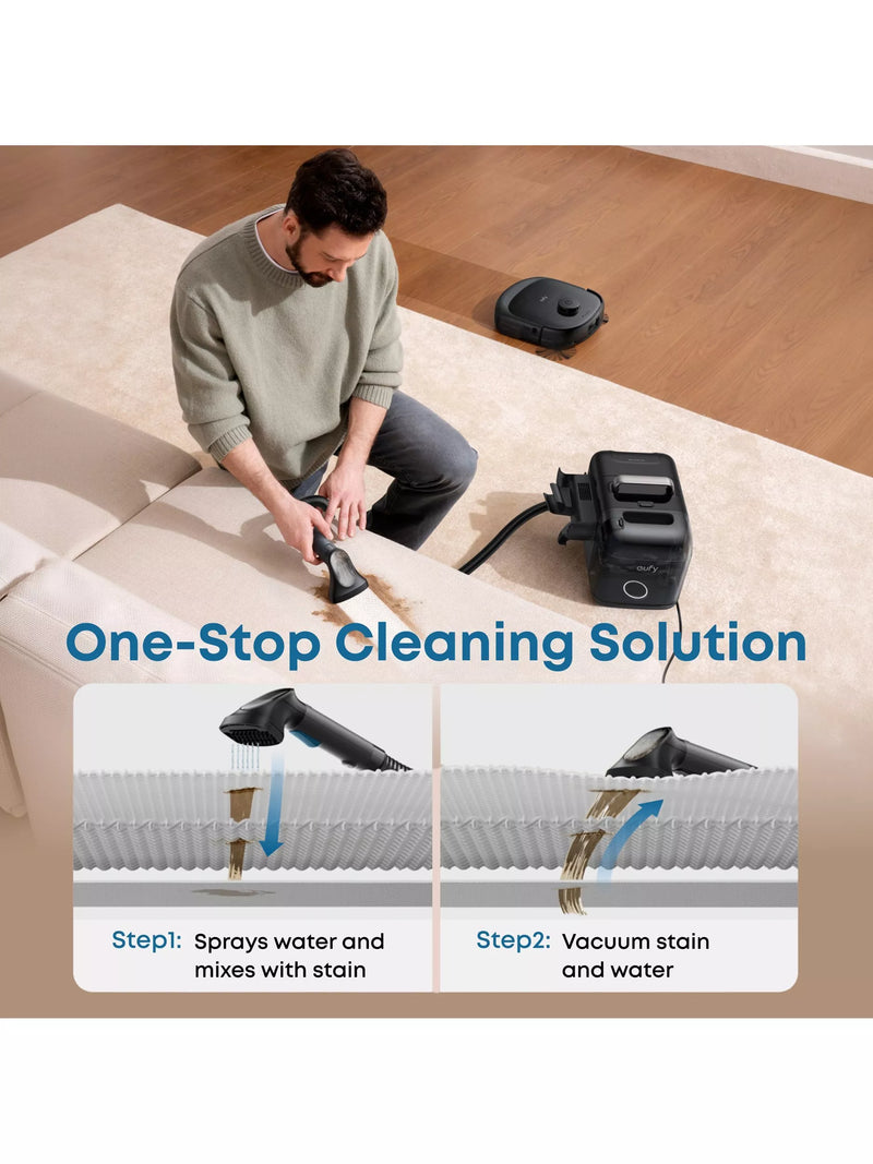 eufy Omni E28 robot vacuum mop black, imported from the UK