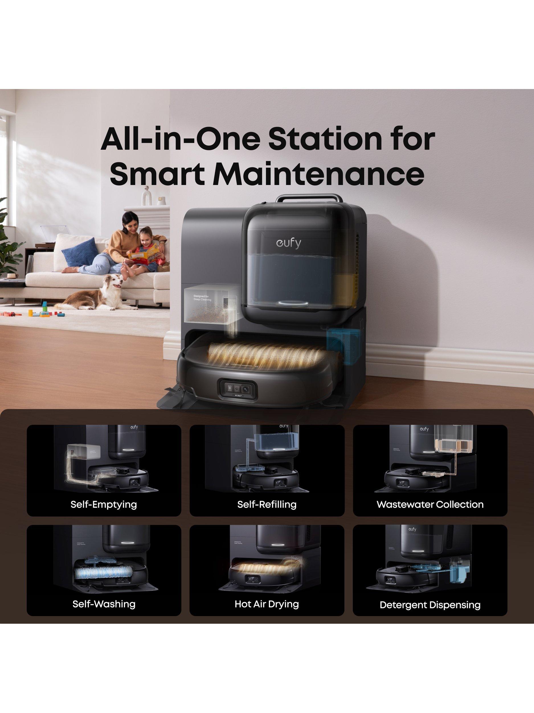 eufy Omni E28 robot vacuum mop black, imported from the UK