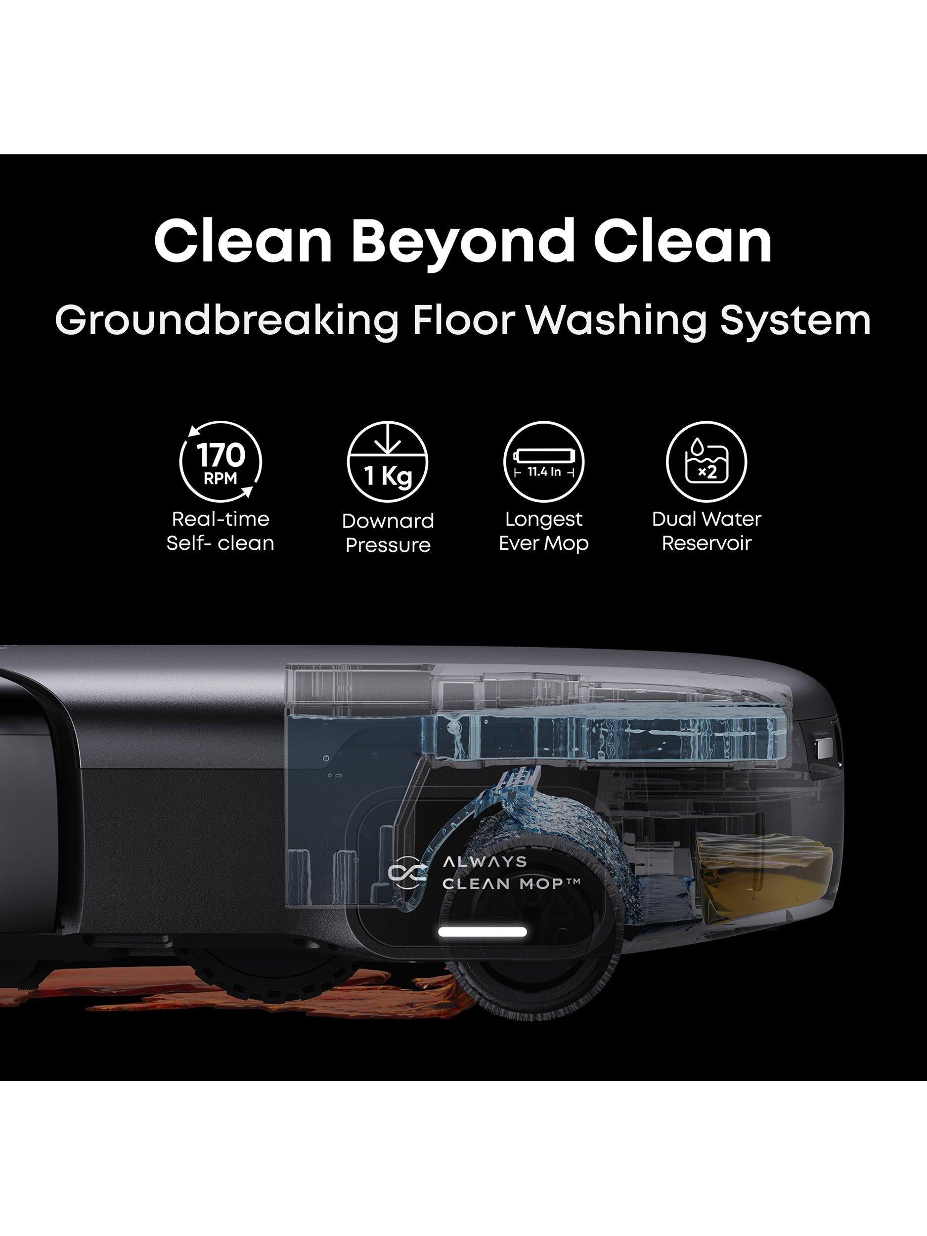 eufy Omni S1 Pro robot vacuum and mop black, imported from the UK