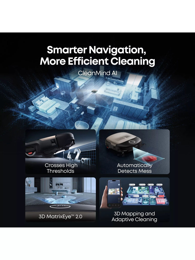 eufy Omni S2 robot vacuum mop black, imported from the UK