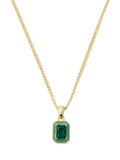 Serge DeNimes green blush pendant necklace gold plated - British product