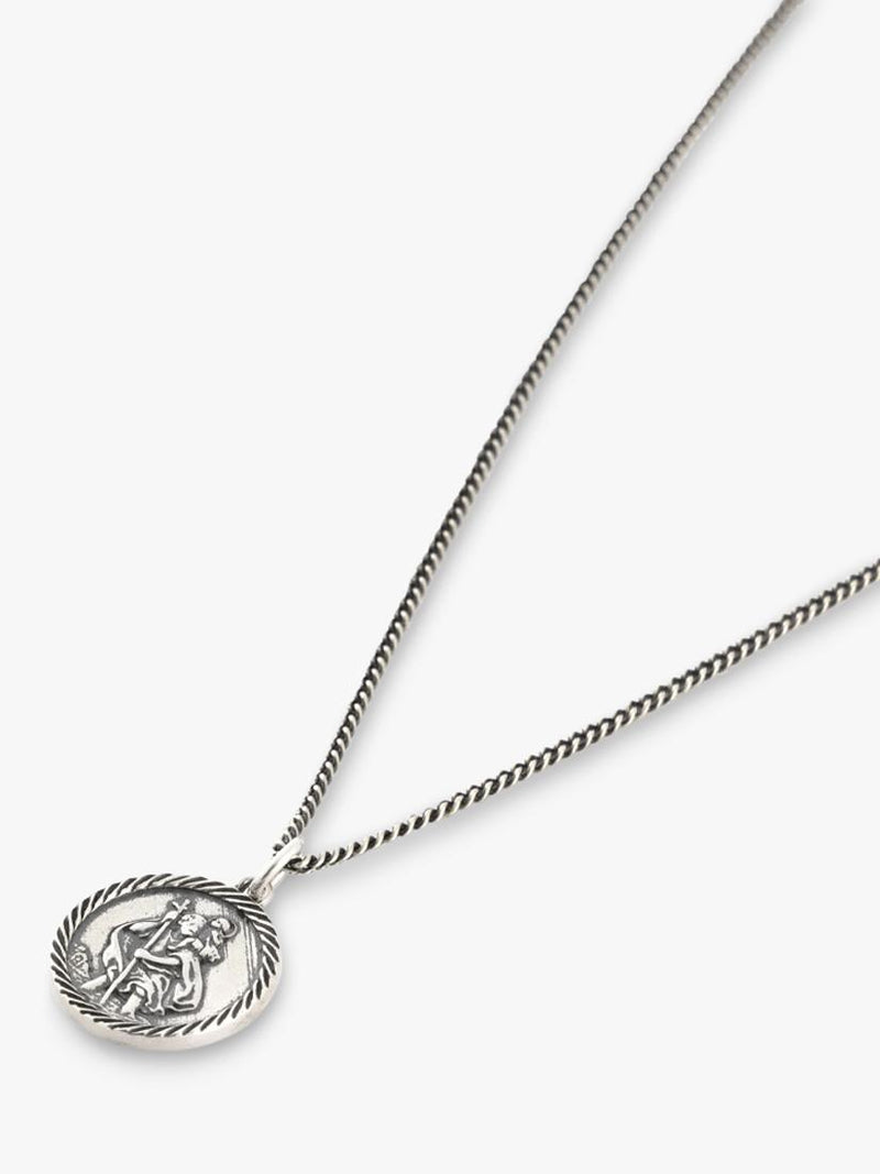 Serge DeNimes St Christopher necklace sterling silver (British brand)
