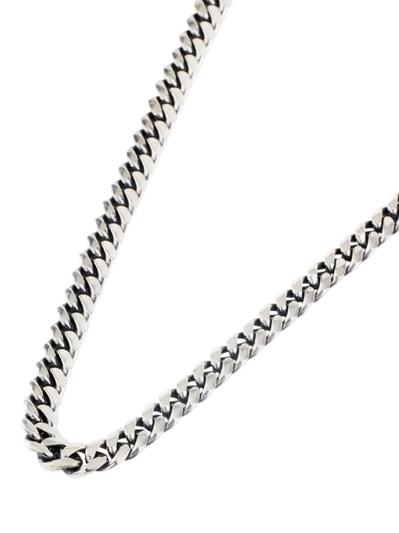 Serge DeNimes 5mm sterling silver curb chain necklace - British product