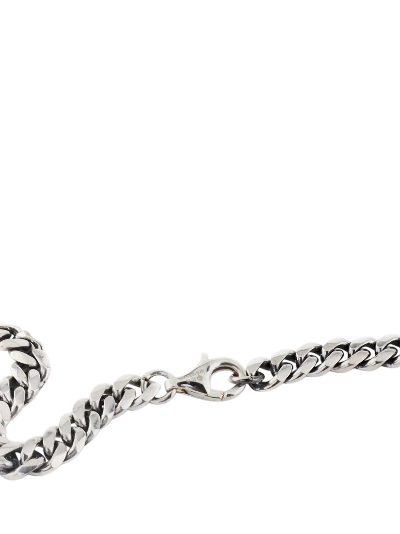 Serge DeNimes 5mm sterling silver curb chain necklace - British product