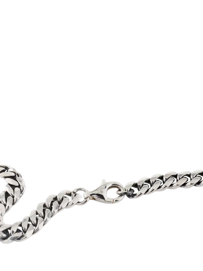 Serge DeNimes 5mm sterling silver curb chain necklace - British product