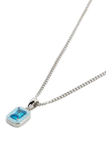 Serge DeNimes blue blush pendant necklace sterling silver, UK version