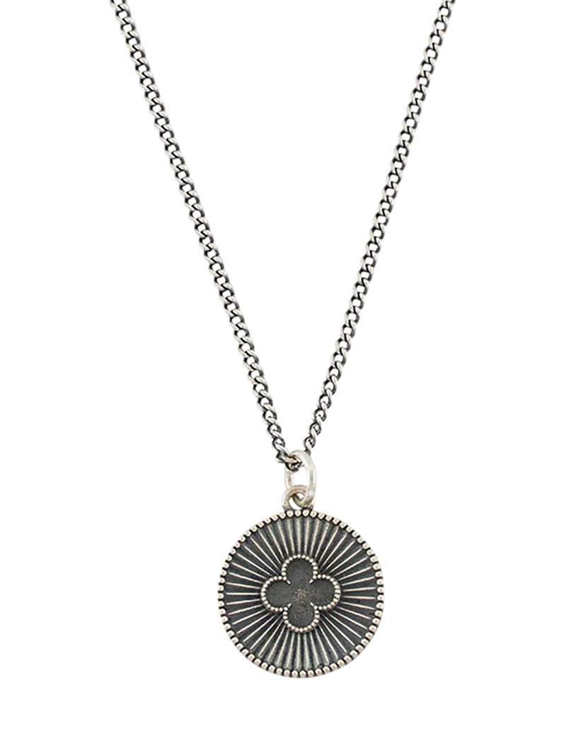 Serge DeNimes sterling silver clover necklace, imported from the UK