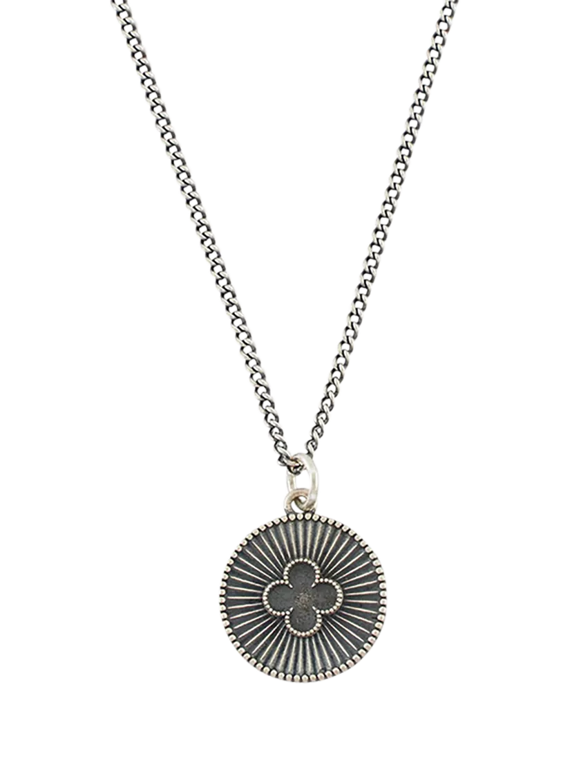 Serge DeNimes sterling silver clover necklace, imported from the UK