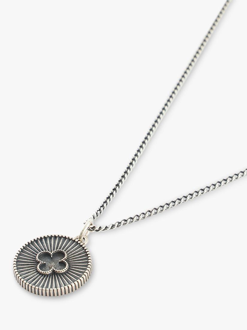 Serge DeNimes sterling silver clover necklace, imported from the UK