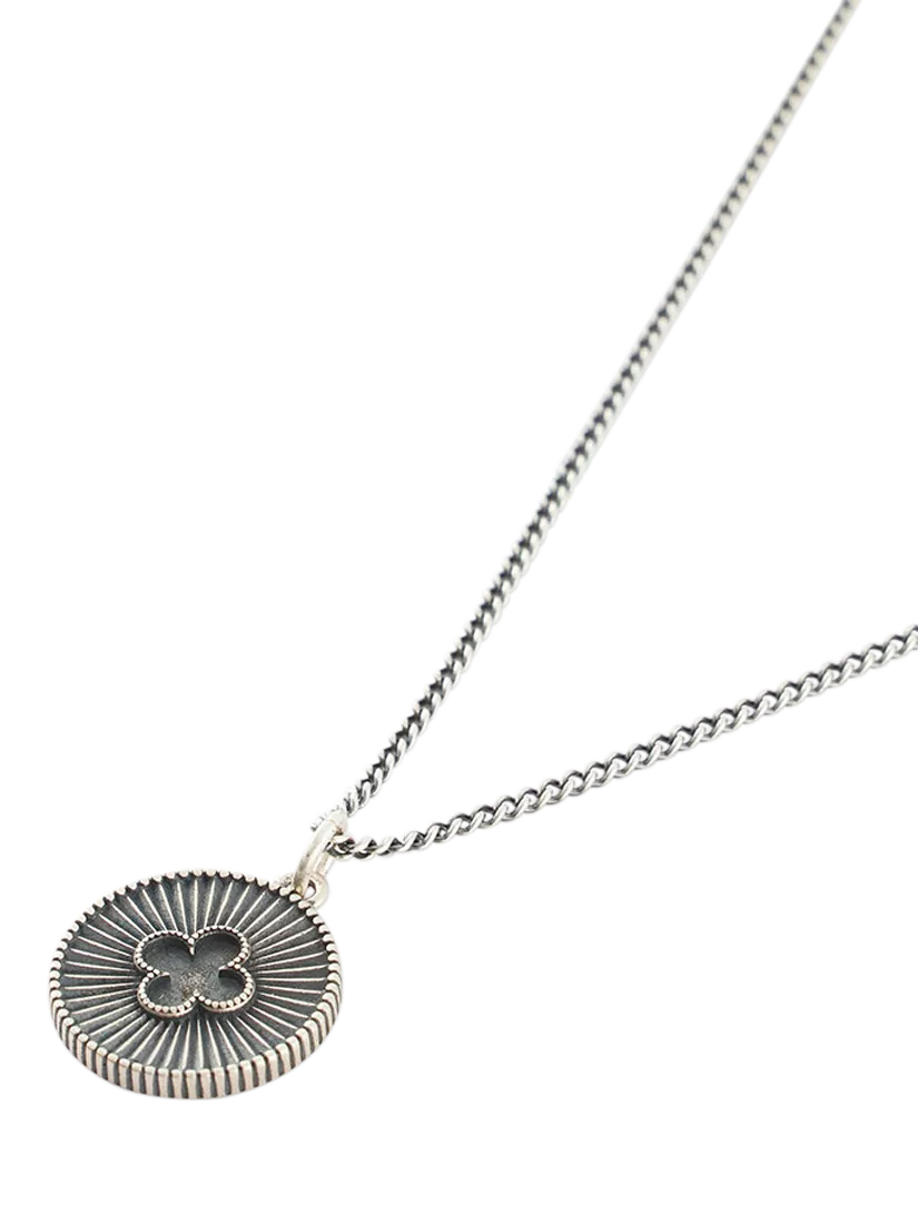 Serge DeNimes sterling silver clover necklace, imported from the UK