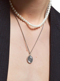 Serge DeNimes sterling silver clover necklace, imported from the UK
