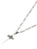 Serge DeNimes sterling silver sword pendant necklace, imported from the UK
