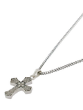 Serge DeNimes gothic cross pendant 20mm sterling silver necklace, UK version