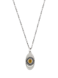 Serge DeNimes Helios Citrine pendant necklace 925 silver, imported from the UK