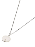 Serge DeNimes sterling silver minimal hallmark necklace, UK version