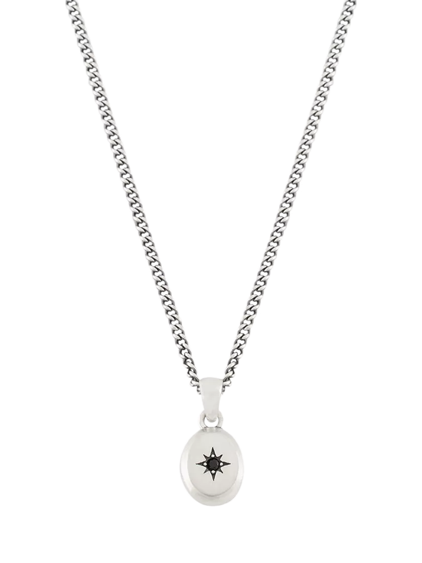 Serge DeNimes Polaris sterling silver pendant necklace, imported from the UK