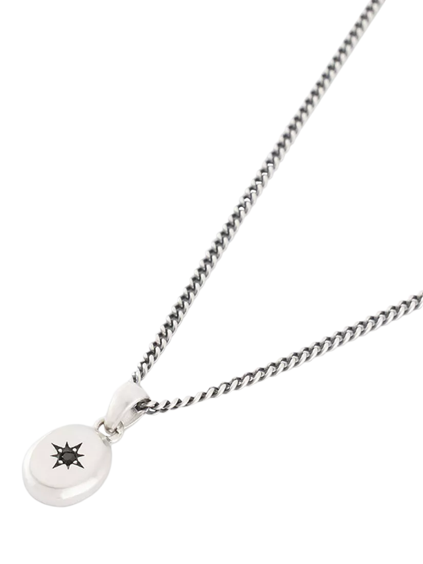 Serge DeNimes Polaris sterling silver pendant necklace, imported from the UK