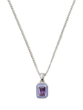 Serge DeNimes sterling silver necklace purple enamel, UK version