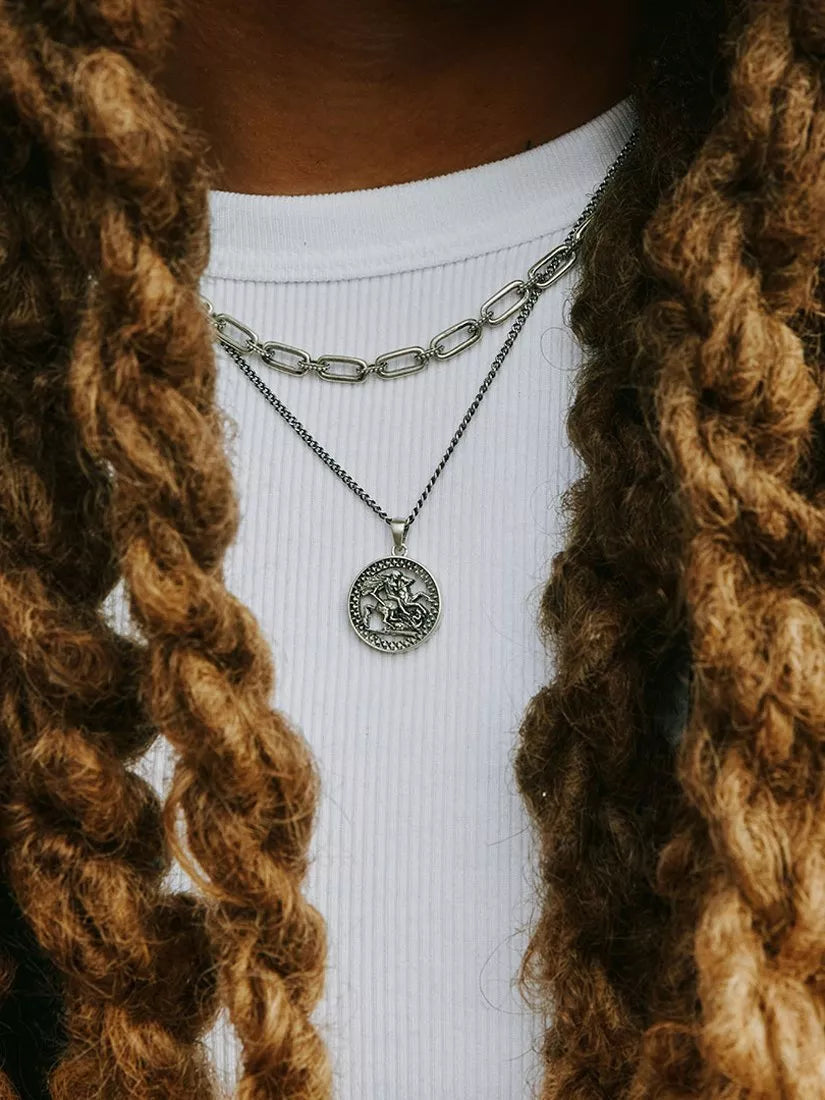 Serge DeNimes Traitors Chain sterling silver necklace 46cm (British brand)