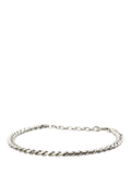 Serge DeNimes sterling silver 5mm curb bracelet (British brand)