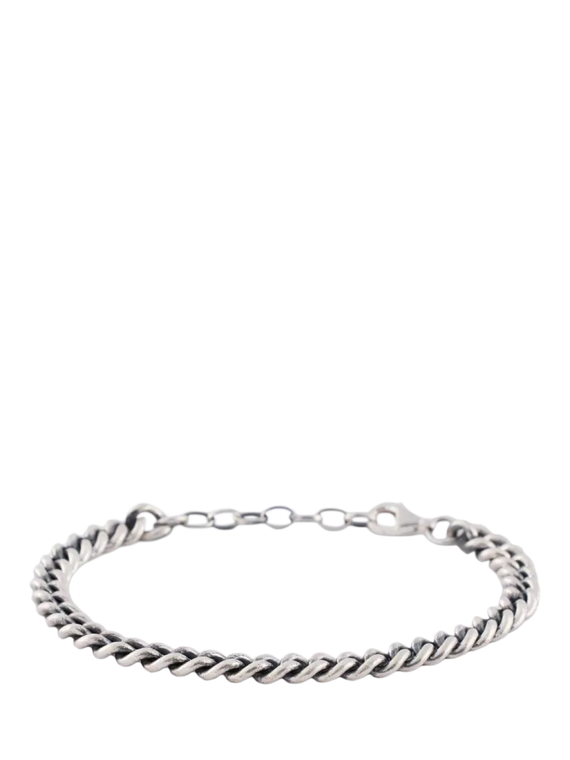 Serge DeNimes sterling silver curb bracelet 6mm (British brand)