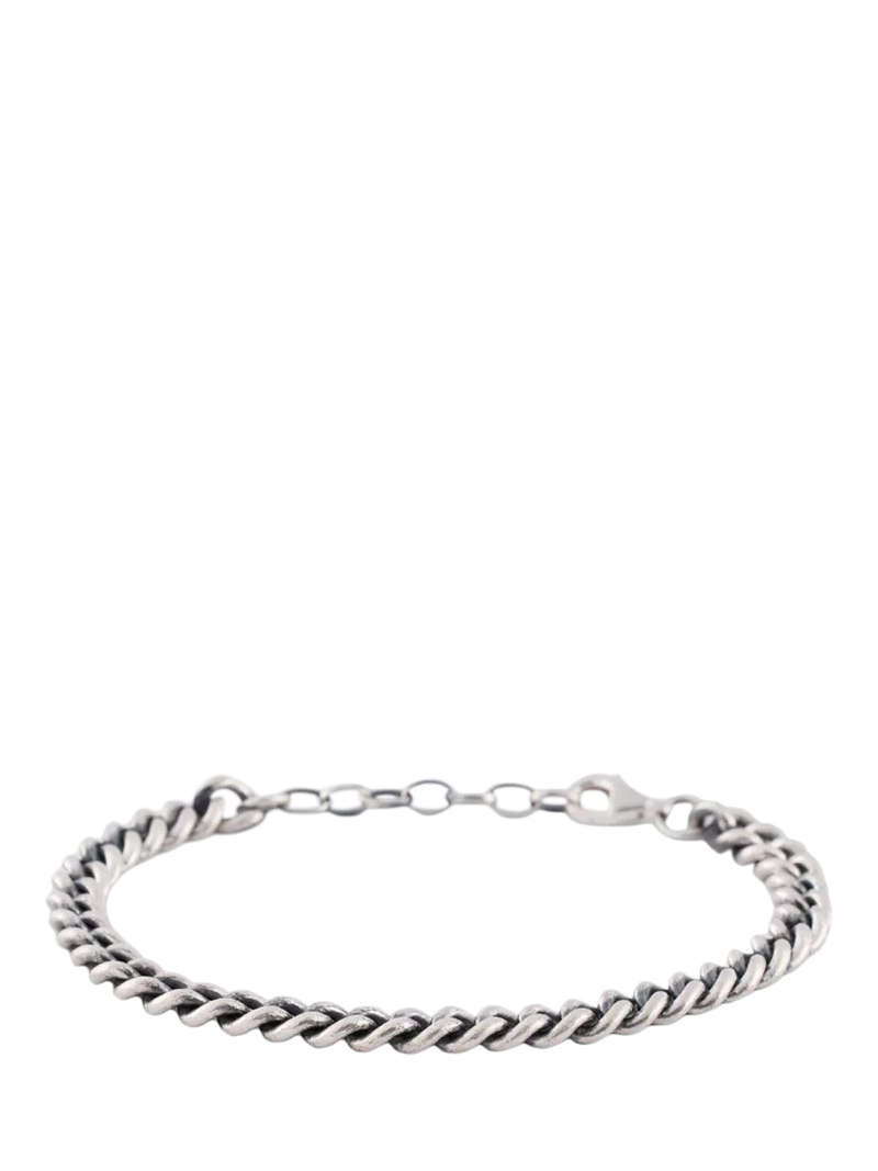 Serge DeNimes sterling silver curb bracelet 6mm (British brand)