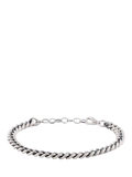 Serge DeNimes sterling silver curb bracelet 6mm (British brand)