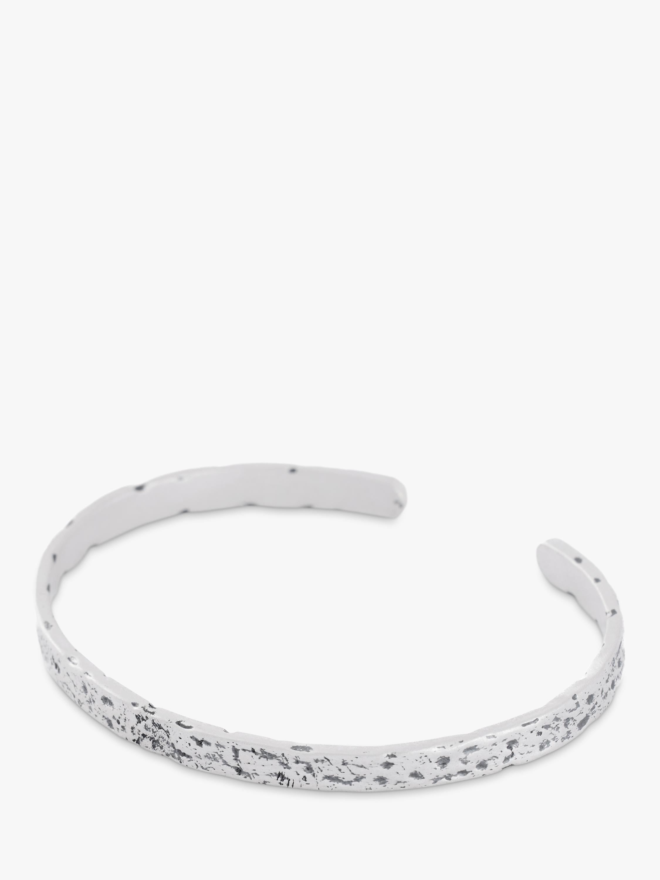 Serge DeNimes sterling silver Forge cuff bracelet 7cm, UK version