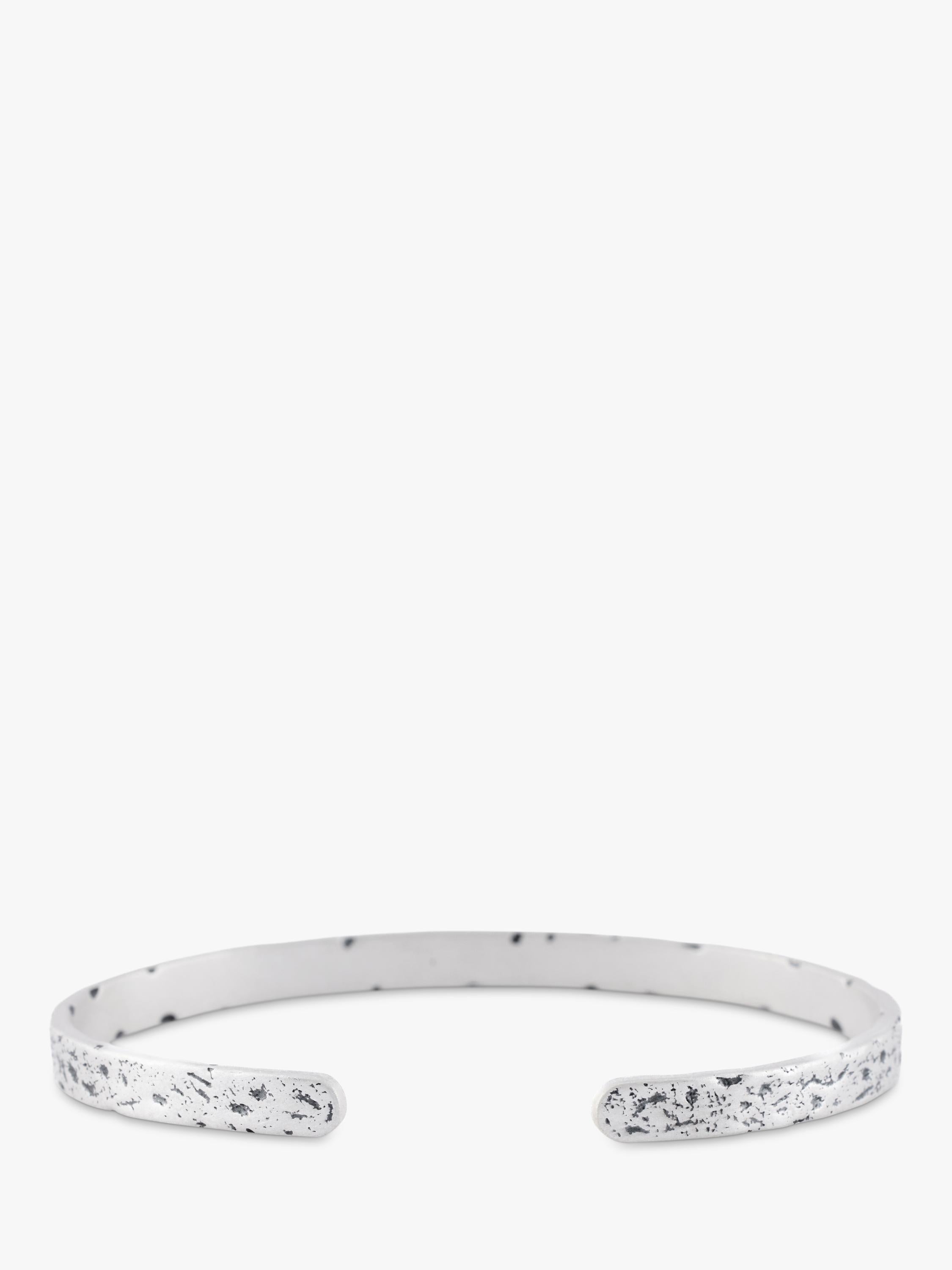 Serge DeNimes sterling silver Forge cuff bracelet 7cm, UK version
