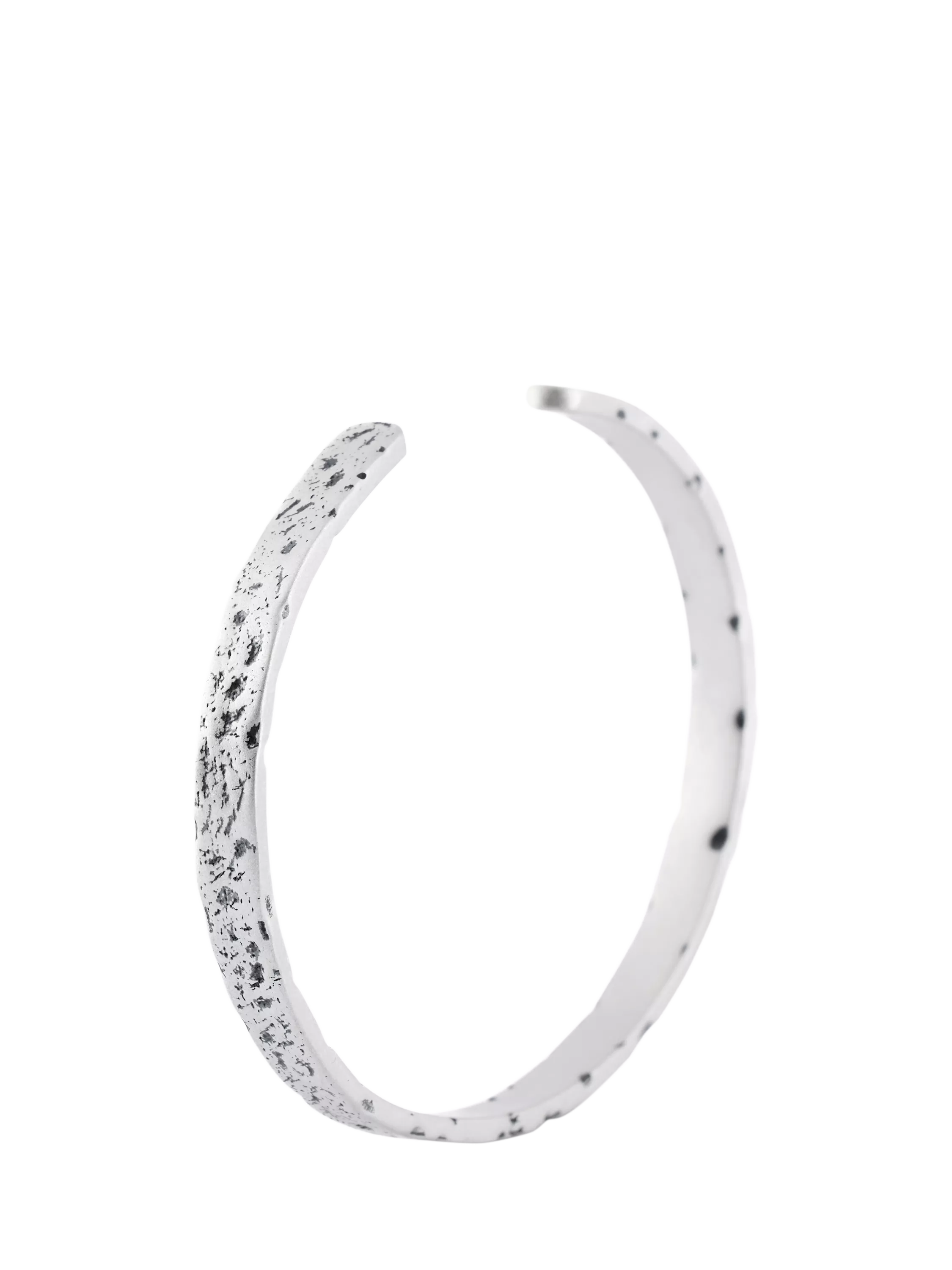Serge DeNimes sterling silver Forge cuff bracelet 7cm, UK version