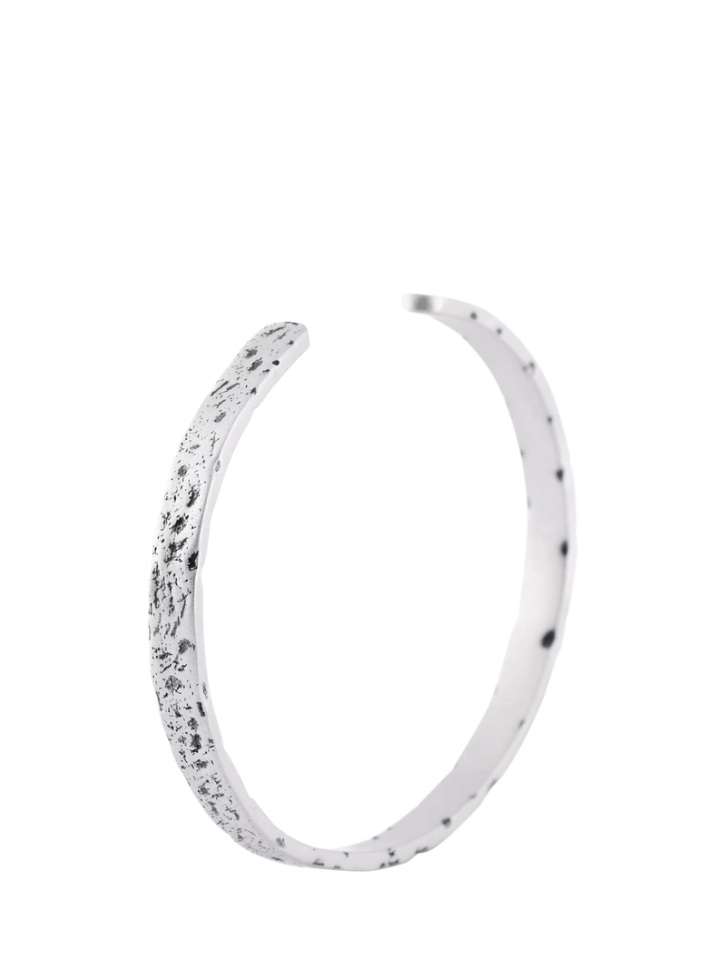 Serge DeNimes sterling silver Forge cuff bracelet 7cm, UK version