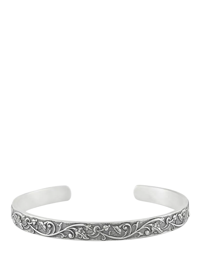 Serge DeNimes sterling silver pergola cuff 7cm, UK version