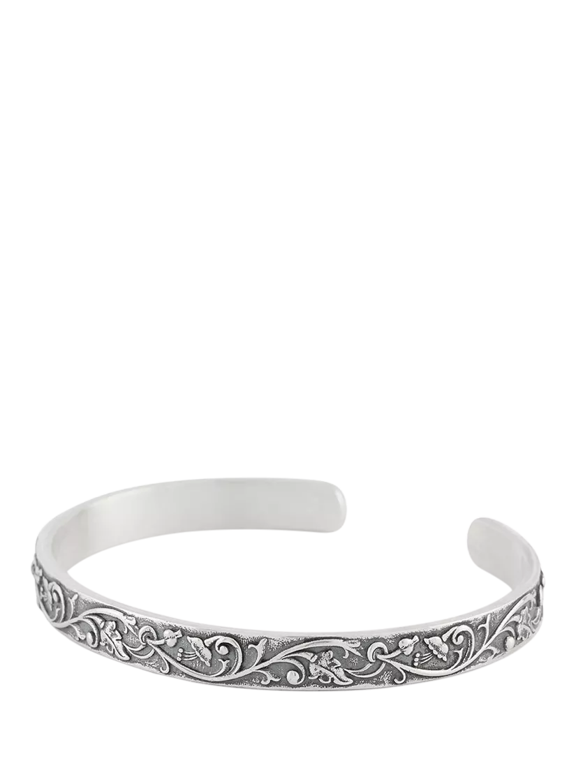 Serge DeNimes sterling silver pergola cuff 7cm, UK version