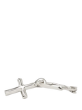Serge DeNimes sterling silver cross drop earring (British brand)