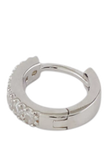 Serge DeNimes sterling silver cubic zirconia hoop earring - British product